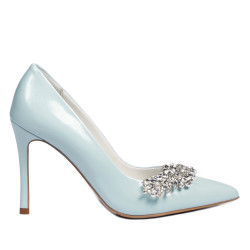 Elegantné dámske topánky 1300 baby blue
