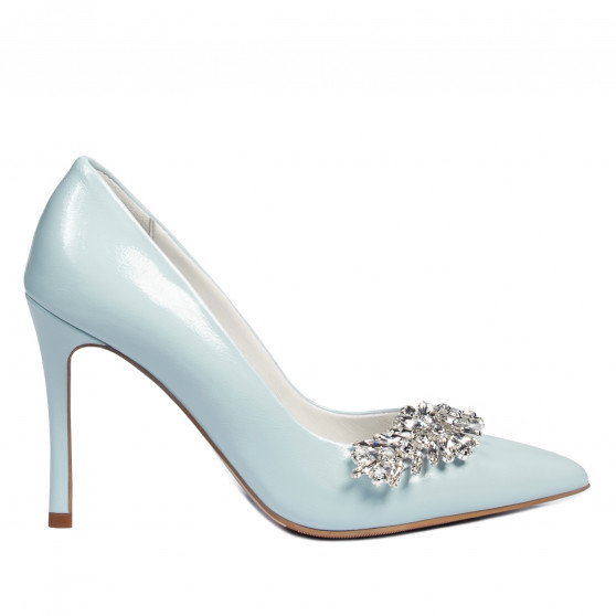 Elegantné dámske topánky 1300 baby blue