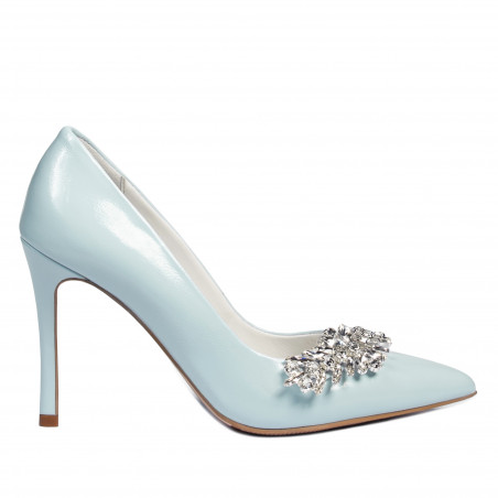 Elegantné dámske topánky 1300 baby blue