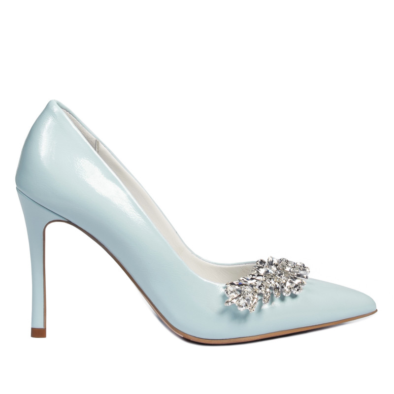 Elegantné dámske topánky 1300 baby blue