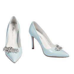 Elegantné dámske topánky 1300 baby blue