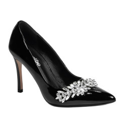 Elegantné dámske topánky 1300 lakované čierne
