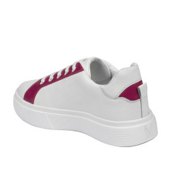 Dámske športové topánky 6073 biela+fuxia