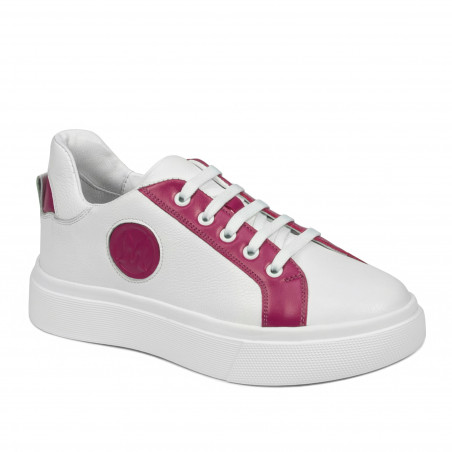 Dámske športové topánky 6073 biela+fuxia