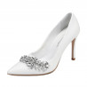 Elegantné dámske topánky 1300 biele