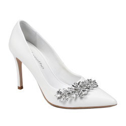 Elegantné dámske topánky 1300 biele