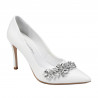 Elegantné dámske topánky 1300 biele