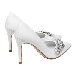 Elegantné dámske topánky 1300 biele