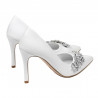 Elegantné dámske topánky 1300 biele