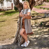 Dámske športové topánky 6073 biela+ťava lifestyle