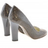 Elegantné dámske topánky 1214 hnedé croco