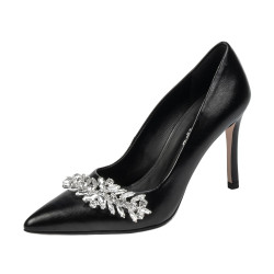Elegantné dámske topánky 1300 čierne