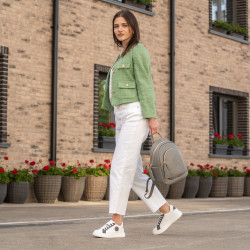 Dámska športová obuv 6073 biela+sivá lifestyle