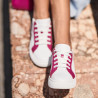 Dámske športové topánky 6073 biela+fuxia lifestyle
