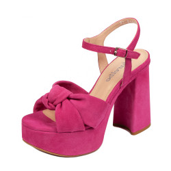 Dámske sandále 1310 rosa velúr 01