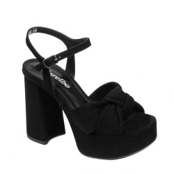 Dámske sandále 1310 čierny velúr