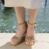 Dámske sandále 5109 camel lifestyle