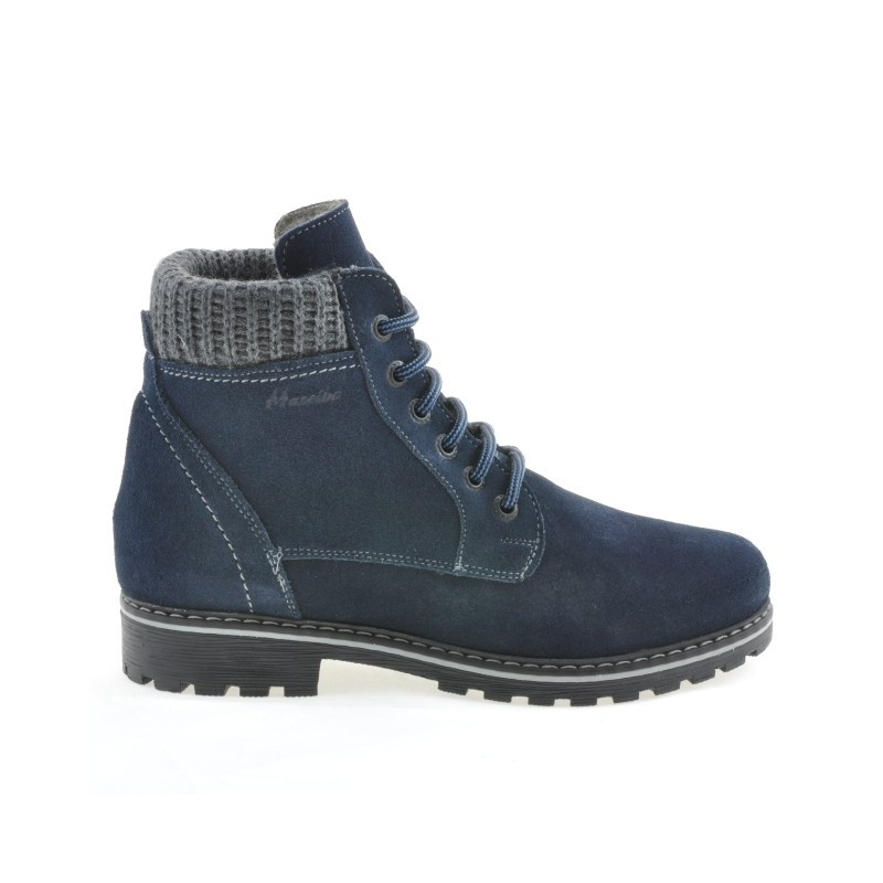Dámske čižmy 3269 indigo velúr