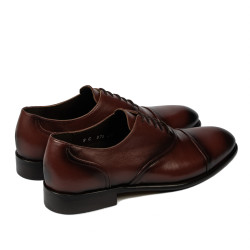 Elegantné pánske topánky 978 v koňaku