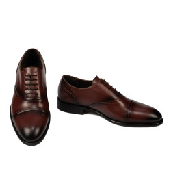 Elegantné pánske topánky 978 v koňaku