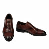 Elegantné pánske topánky 978 v koňaku