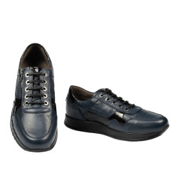 Pánska obuv casual/šport 916 indigo kombinovaný