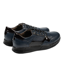 Pánska obuv casual/šport 916 indigo kombinovaný