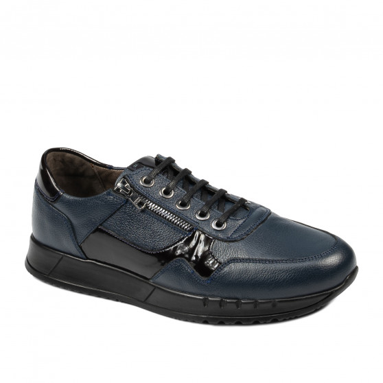 Pánska obuv casual/šport 916 indigo kombinovaný