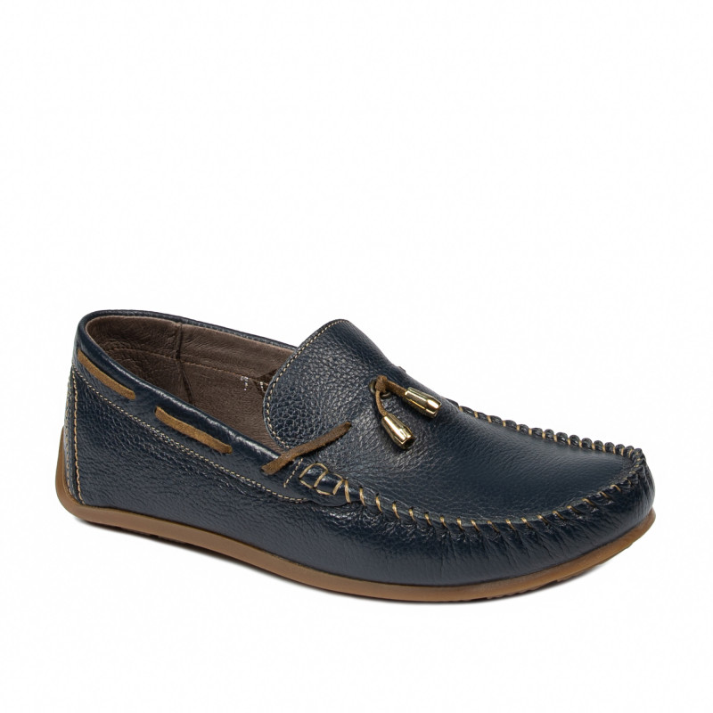 Adolescentné mokasíny 376 indigo