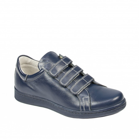 Športové topánky pre teenagerov 369sc indigo suchý zips