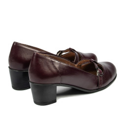 Dámske spoločenské / elegantné topánky 6012 bordové