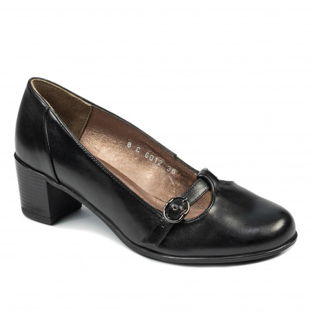 Dámske ležérne / elegantné topánky 6012 čierne