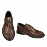 Elegantné pánske topánky 843 hnedé