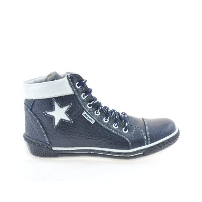 Dámske topánky 3274 indigo+biela