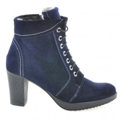 Dámske topánky 3231 indigo velúr