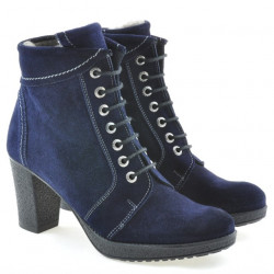 Dámske topánky 3231 indigo velúr