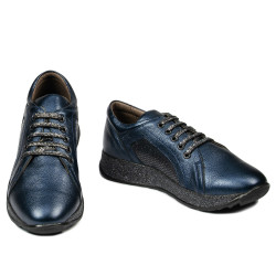 Dámske športové/ležérne topánky 6010 indigo perleť kombinovaný