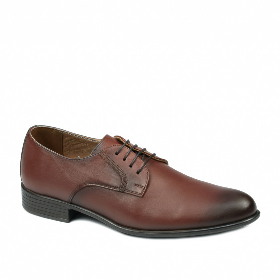 Elegantné pánske topánky 837 v koňakovej farbe