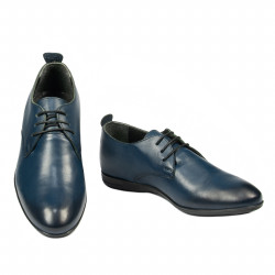 Elegantné topánky pre tínedžerov 370 a indigo