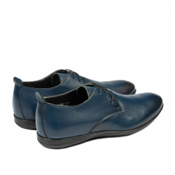 Elegantné topánky pre tínedžerov 370 a indigo
