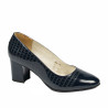 Elegantné dámske topánky 1268 lak indigo
