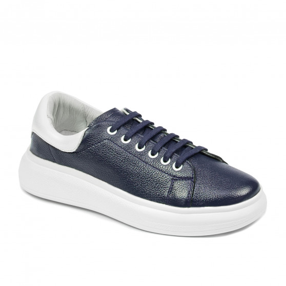 Dámske športové topánky 6008 indigo+biela