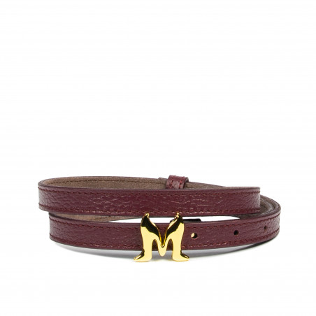 Dámsky opasok 42mc burgundy