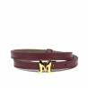 Dámsky opasok 42mc burgundy
