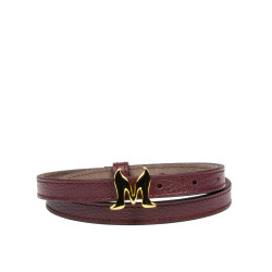 Dámsky opasok 42mc burgundy
