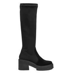 Dámske čižmy 3404 čierna kombinovaná bufo