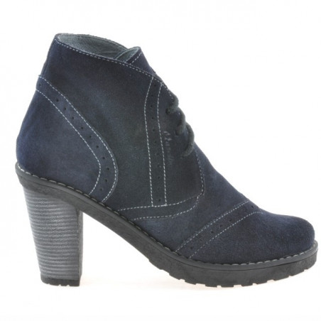 Dámske čižmy 3230 indigo velur