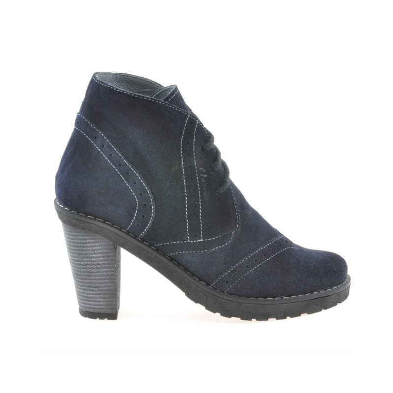 Dámske čižmy 3230 indigo velur