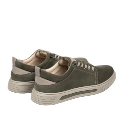 Casual pánske topánky 982 bufo khaki kombinovaný