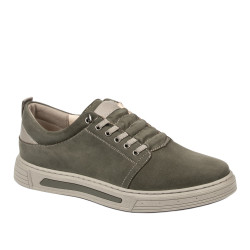 Casual pánske topánky 982 bufo khaki kombinovaný